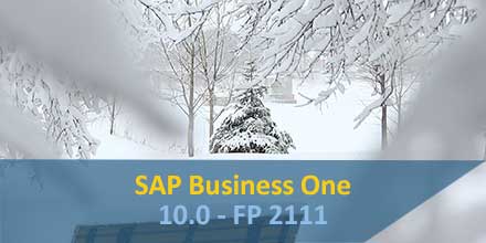 SAP Business One 10.0 FP 2111