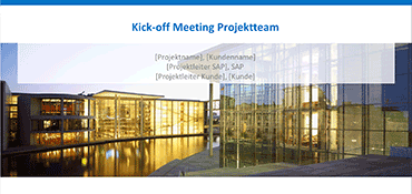 Kick-Off Meeting